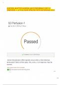 ELSEVIER ADAPTIVE QUIZZING-QUIZ PERFORMACE EXIT S3 PERFUSION -1 ACTUAL EXAM UPDATED WITH RATIONALES 2024