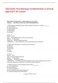 Test bank microbiology fundamentals a clinical approach 3e cowan questions with correct answers latest update 2025 &lpar;PASS A&plus;&rpar;