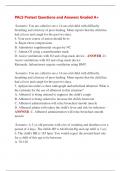 PALS Pretest Questions and Answers Graded A&plus;