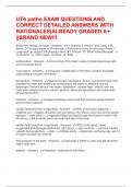 UTA patho EXAM QUESTIONS AND CORRECT DETAILED ANSWERS WITH RATIONALES&vert;ALREADY GRADED A&plus; &vert;&vert;BRAND NEW&excl;&excl;&excl;