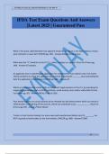 IFDA Test Exam Questions And Answers &vert;Latest 2025 &vert; Guaranteed Pass