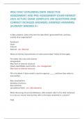 WGU D467 EXPLORING DATA OBJECTIVE ASSESSMENT AND PRE-ASSESSMENT EXAM NEWEST 2025 ACTUAL EXAM COMPLETE 200 QUESTIONS AND CORRECT DETAILED ANSWERS &lpar;VERIFIED ANSWERS&rpar; &vert;ALREADY GRADED A&plus;
