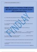 MHIC NASCLA CONTRACTORS EXAM REVIEW Questions And Answers &vert;Latest 2025 &vert; Guaranteed Pass