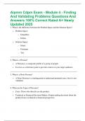 Aipmm Cdpm Exam - Module 4 - Finding And Validating Problems Questions And Answers 100&percnt; Correct Rated A&plus; Newly Updated 2025
