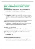Aipm- Exam 1 Questions And Answers With Verified Solutions 100&percnt; Correct Rated A&plus;