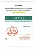 Test Bank Policy & Politics in Nursing and Health Care&comma; 8th Edition by Diana J&period; Mason&comma; Adrianna Perez&comma; Monica R&period; McLemore&comma; Elizabeth Dickson&period; All Chapters&vert; Latest Edition&vert; 100&percnt; Verified Answers