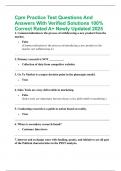 Cpm Practice Test Questions And Answers With Verified Solutions 100&percnt; Correct Rated A&plus; Newly Updated 2025