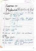 Mechanical properties of fluids 