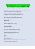 NEHA REHS RS STUDY GUIDE CH 3 Questions and Correct Solutions 2024&sol;2025