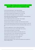 COLE'S EHS NEHA EXAM STUDY GUIDE Questions and Correct Solutions 2024&sol;2025
