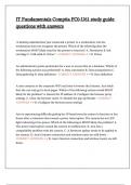 IT Fundamentals Comptia FC0-U61 study guide questions with answers&comma;