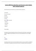 Inside LVMH Exam Questions and Answers&vert; Latest Update  100&percnt; Verified Graded A&plus; 