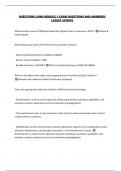QUESTIONS LVMH MODULE 1 EXAM QUESTIONS AND ANSWERS&vert;  LATEST UPDATE