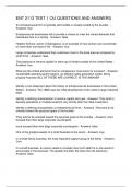 ENT 2113 TEST 1 OU QUESTIONS AND ANSWERS