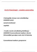 Arts En Maatschappij  - complete samenvatting  