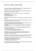 ENT 2113 - EXAM 1 STUDY GUIDE