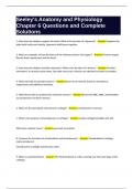 Seeley-s Anatomy and Physiology Chapter 6 Questions and Complete Solutions