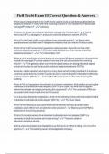Field Tech 6 Exam 111 Correct Questions & Answers&period;