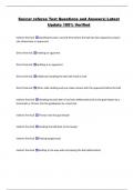 Soccer referee Test Questions and Answers&vert; Latest  Update 100&percnt; Verified 