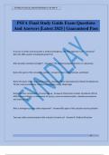 PSFA Final Study Guide Exam Questions And Answers &vert;Latest 2025 &vert; Guaranteed Pass