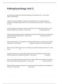 Pathophysiology Unit 2 Actual Real Practice Exam Updated Questions And Detailed Answers&period;