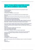 TEEX&sol; TCOLE BPOC MASTER STUDY SET WITH CORRECT SOLUTIONS