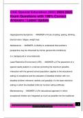 OAE Special Education &lpar;043&rpar; 2024&sol;2025  Exam Questions with 100&percnt; Correct  Answers &vert; Latest Update