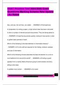 OSAT Practice Test 2024&sol;2025 Exam  Questions Marking Scheme New Update  &vert; A&plus; Rated 
