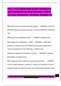 PDG TSgt 2024&sol;2025 Exam Questions  with Detailed Verified Answers &lpar;100&percnt;  Correct Answers&rpar; &vert; Already Graded A&plus; 