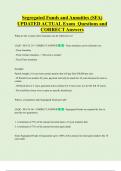 Segregated Funds & Annuities - Chapter 2 -  Segregated Funds UPDATED ACTUAL   Exam  Questions and CORRECT Answers 