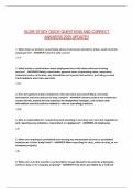 GCOR STUDY GUIDE QUESTIONS AND CORRECT ANSWERS 2025 UPDATE&excl;&excl;