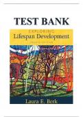 EXPLORING LIFESPAN DEVELOPMENT&comma; 4TH EDITION LAURA E&period; BERK TEST BANK ISBN- 978-0134419701 This is a Test Bank &lpar;Study Questions & Complete Answers&rpar; to help you study for your Tests&period; Test banks can give you the tools you need to help you study better