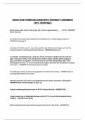 ESCO GAS FURNACE EXAM WITH CORRECT ANSWERS 100&percnt; VERIFIED&excl;&excl;