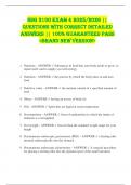 NSG 3100 EXAM 4 2025&sol;2026 &vert;&vert;  QUESTIONS WITH CORRECT DETAILED  ANSWERS &vert;&vert; 100&percnt; GUARANTEED PASS  <BRAND NEW VERSION> 