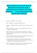 Massachusetts Life and Health  Insurance Exam 2025&sol;2026 &vert;&vert;  QUESTIONS WITH CORRECT DETAILED  ANSWERS &vert;&vert; 100&percnt; GUARANTEED PASS  <BRAND NEW VERSION> 