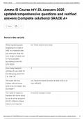 Ammo 51 Course MV-DL Answers 2025 update&vert;comprehensive questions and verified answers &lpar;complete solutions&rpar; GRADE A&plus;