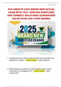 PCA INSECTS 2025&vert; BRAND NEW ACTUAL  EXAM WITH 100&percnt; VERIFIED QUESTIONS  AND CORRECT SOLUTIONS&vert; GUARANTEED  VALUE PACK&vert; ACE YOUR GRADES&period; 