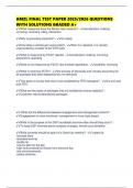 AMZL FINAL TEST PAPER 2025&sol;2026 QUESTIONS WITH SOLUTIONS GRADED A&plus;