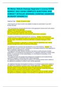PA Motor Vehicle Damage Appraiser's License EXAM NEWEST 2025 EXAM COMPLETE QUESTIONS AND CORRECT DETAILED ANSWERS &lpar;VERIFIED ANSWERS&rpar; &vert;ALREADY GRADED A&plus;