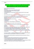 AIC 300 - Claims in an Evolving World Exam Study Guide Questions with Correct Answers 2025