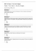HIEU 322 Quiz 6 - The Life of Caligula - Module &ndash; Week 1 Quiz&colon; 6 - The Life of Caligula