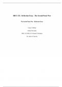 HIEU 322 - Reflection Essay - The Second Punic War &ndash; Reflection Essay
