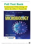 Full Test Bank  Fundamentals Of Microbiology 12th Edition By Jeffrey C. Pommerville 