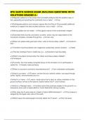 BYU EARTH SCIENCE EXAM 2025&sol;2026 QUESTIONS WITH SOLUTIONS GRADED A&plus;