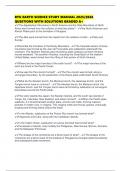 BYU EARTH SCIENCE STUDY MANUAL 2025&sol;2026 QUESTIONS WITH SOLUTIONS GRADED A&plus;