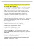 BYU EARTH SCIENCE TEST PAPER 2025&sol;2026 QUESTIONS WITH SOLUTIONS GRADED A&plus;