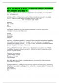 CAD 100 EXAM SCRIPT 2025&sol;2026 QUESTIONS WITH SOLUTIONS GRADED A&plus;