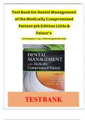 Test Bank For Dental Management of the Medically Compromised Patient 9th Edition by James Little&semi; Craig Miller&semi; Nelson Rhodus 9780323443555 Chapter 1-30 Complete Guide&period;