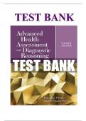 TEST BANK For Advanced Health Assessment and Diagnostic Reasoning&comma; 4th Edition by Jacqueline Rhoads&comma; Verified Chapters 1 - 18&comma; Complete Newest Version
