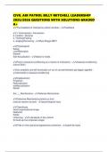 CIVIL AIR PATROL BILLY MITCHELL LEADERSHIP 2025&sol;2026 QUESTIONS WITH SOLUTIONS GRADED A&plus;